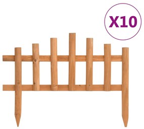 Bordature Per Prato 10 Pz İn Legno Di Abete 4,4 M /