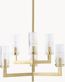 Lampadario in vetro millerighe Emmi