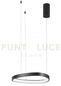 Lampadario a sospensione led klapton nera 40w 6160lm cct 3000 4000 ...