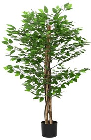 Pianta Di Ficus Artificiale 788 Foglie 120 Cm Verde /