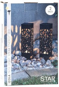 Set di 2 luci LED solari da esterno, altezza 18 cm Izola - Star Trading