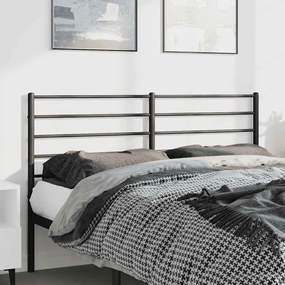 Testiera İn Metallo Nero 135 Cm /