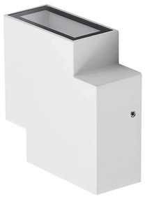 Lindby - Fendir LED All'aperto Applique da Parete Bianco