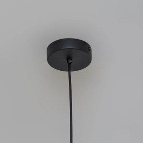 Lampadario a sospensione con cavo ETNA II 1xE27/15W/230V Ø 18,5 cm nero
