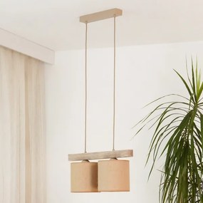 Brilagi - Lampadario a sospensione con filo FOREST 2xE27/15W/230V pino/marrone