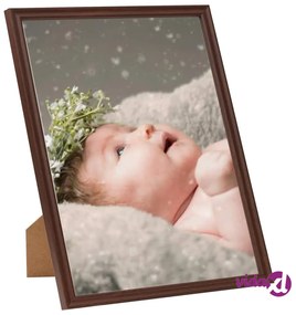 vidaXL Cornici Foto Collage 5 pz per Tavolo Rosso Scuro 13x18 cm