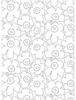 Marimekko Carta da parati Piirto Unikko - 25916