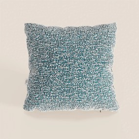 Magnolia cuscino disponibile in diversi colori realizzato in pregiato bouclé mélange morbido e strutturato T29.