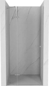 Mexen Roma porta doccia a bilico 80 cm, trasparente, cromo - 854-080-000-01-00