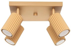 Sollux SL.1564 - Faretto KARBON 4xGU10/10W/230V oro