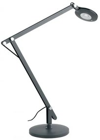 Lampada da lettura led locke grigia 6w 500lm 4000k 55x19,3cm