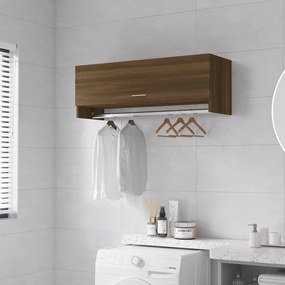 Armadio Rovere Marrone 100x32,5x35 Cm İn Legno Ingegnerizzato /