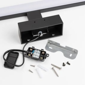 Brilagi - VESTRA LED Specchio da bagno con luce 12W/230V 60 cm IP44 Nero