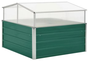 Serra Verde 100x100x77 Cm İn Acciaio Zincato /