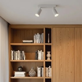 Brilagi - Faretto orientabile SELE MODERN 2xGU10/30W/230V bianco