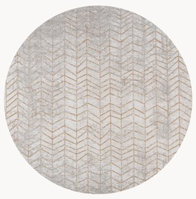 Tappeto rotondo jacquard lavabile da interno-esterno Jacob's Ladder