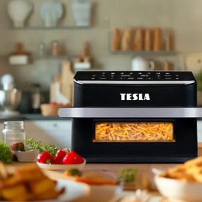 TESLA Electronics AirCook - Friggitrice ad aria digitale duale 10 l 2400W/230V