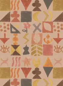GP & J Baker Carta da parati Potato Print - Plaster