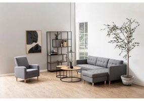 Tavolino rotondo nero ø 80 cm Seaford - Actona