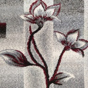 Tappeto da soggiorno moderno con motivo floreale Larghezza: 80 cm | Lunghezza: 150 cm