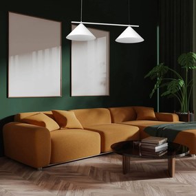 Eko-Light Lampada a sospensione Capital, bianca, a 2 luci, Ø 46 cm, GX53