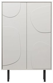 Mobile in legno di pino grigio chiaro 85x135 cm Cadiz - WOOOD