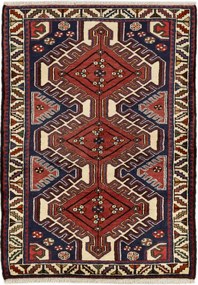 Shiraz Tappeto 110x150 (Iran) Annodato A Mano