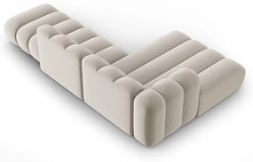 Divano angolare beige ad angolo sinistro Lupine - Micadoni Home
