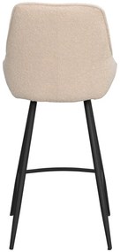 Set di 2 sgabelli da bar beige (altezza seduta 67 cm) Sierra - Rowico
