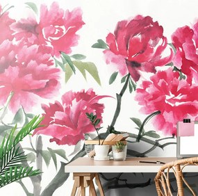Carta da parati – Fiori di azalea