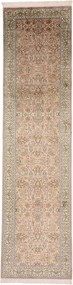 Cashmere Silk Tappeto 80 x 310 (Indian) Annodato A Mano