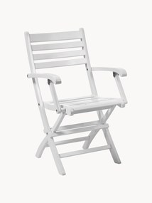 Sedia c/braccioli outdoor York bianco