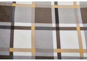 Biancheria da letto grigia/marrone in micropile per letto singolo 140x200 cm – My House