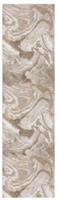 Tappeto beige/naturale 60x230 cm Marbled - Flair Rugs