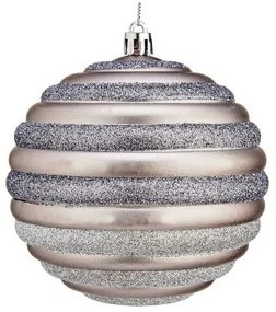 Palla di Natale Ø 10 cm 6 Unità Argentato Plastica