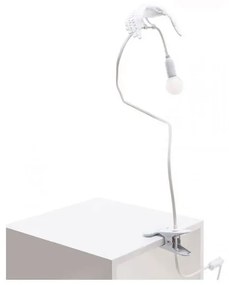 Sparrow Taking Off Lampada con Morsetto White - Seletti