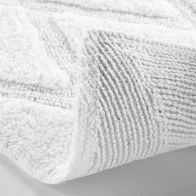 Tappetino per il bagno bianco 50x80 cm Thais – douceur d'intérieur