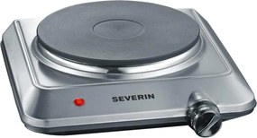 Severin KP 1092 - Fornello elettrico a piastra singola 1500 W/230 V, acciaio inox