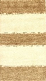 Gabbeh Tappeto 90 x 160 Beige (Indian) Annodato A Mano