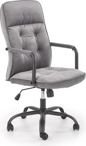 Sedia da ufficio Colin imbottita in velluto - L54 x H57 x 110h cm