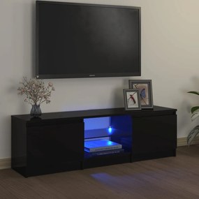 Mobile Porta Tv Con Luci Led Nero 120x30x35,5 Cm /
