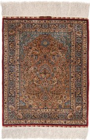 Hereke Tappeto 90 x 70 Verde (Tacchino) Annodato A Mano