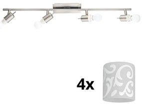 Eglo - Faretto LED MY CHOICE 4xE14/4W/230V cromo/bianco