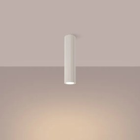 Sollux SL.1589 - Faretto KARBON 1xGU10/10W/230V 30 cm color crema