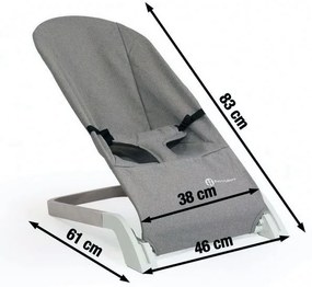 PETITE&MARS - Lettino per bambini CALMY nero