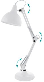 Eglo 94699 - Lampada da tavolo BORGILLIO 1xE27/40W/230V