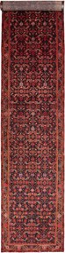 Hamedan Tappeto 510 x 100 Blu (Iran) Annodato A Mano