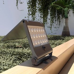 Proiettore solare TITAN S grigio IP65 1000 Lumen ad intensità regolabile ARTE CONFORT