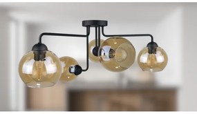 Lampadario a plafone MONDE BLACK 5xE27/60W/230V