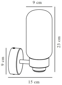 Nordlux - Applique da bagno TUTAN 1xE14/25W/230V IP44 ottone